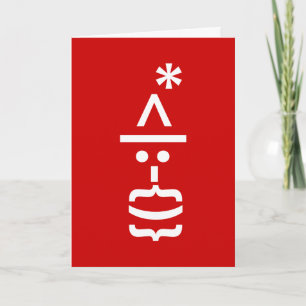 Papá Noel con el Emoticon del navidad de la barba