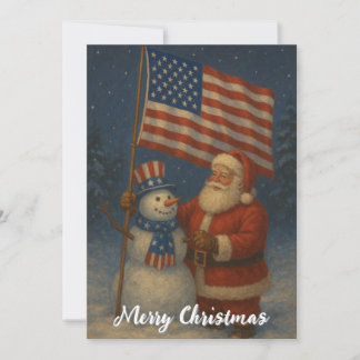 Papá Noel con Navidad de muñeco de nieve