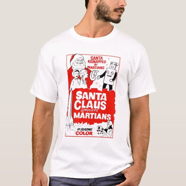 Papá Noel conquista la camisa de la película de (Anverso)