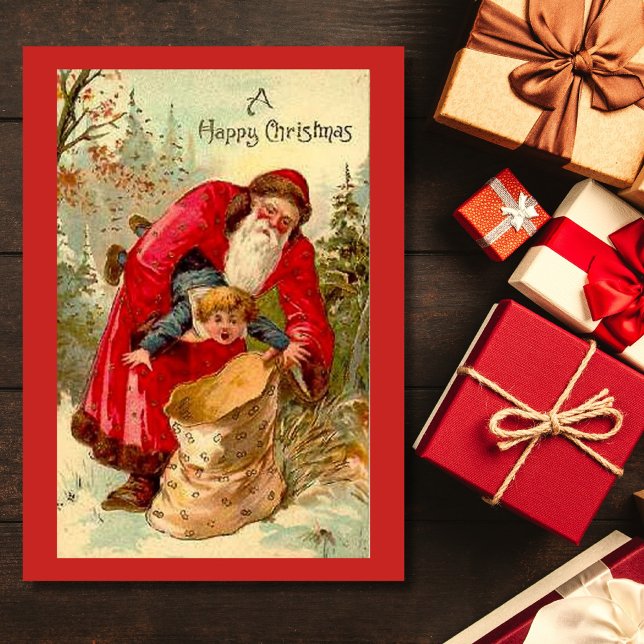 Papá Noel de Navidad en la bolsa (Subido por el creador)