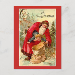 Papá Noel de Navidad en la bolsa