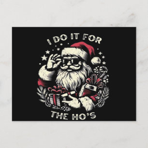 Papá Noel divertido de Navidad Lo hago por las med