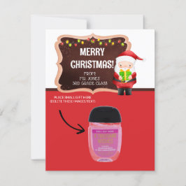 Papá Noel en Chalkboard, Tarjetas de regalo person