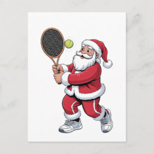 Papá Noel jugando tenis Navidad Tenis Deporte Navi