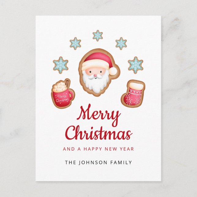 Papá Noel lindo Feliz Navidad (Anverso)