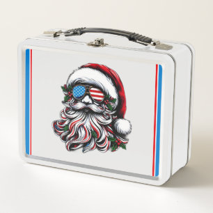 Papá Noel navideño patriótico/americano
