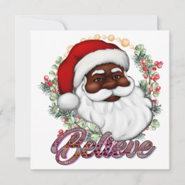 Papá Noel negro cree que los Navidades de Melanin 