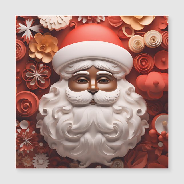 Papá Noel Negro Melanina Kris Kringle Navidad Bruh (Anverso)