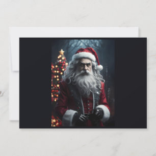 Papá Noel Oscuro Gótico Alternativo de Navidad