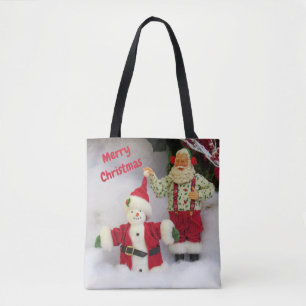 Papá Noel personalizado construye una bolsa para