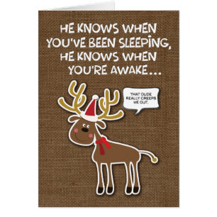 Papá Noel realmente me saca la tarjeta de Navidade