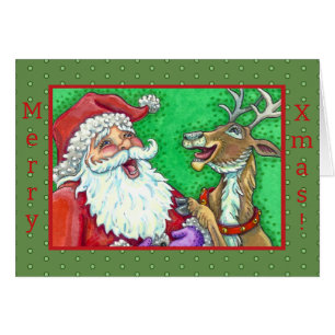 PAPÁ NOEL RIENDO Y CHISTES DE TOC TOC DE RENO Vers