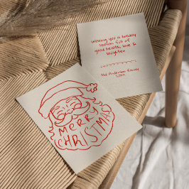 Papá Noel rojo Feliz Navidad No foto