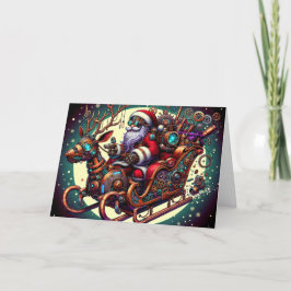 Papá Noel steampunk de Navidad