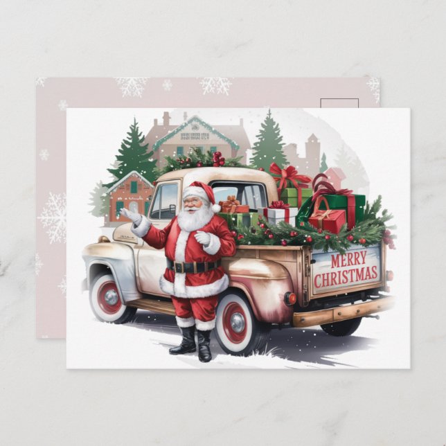 Papá Noel, un viejo y ruso, Feliz Navidad (Anverso / Reverso)