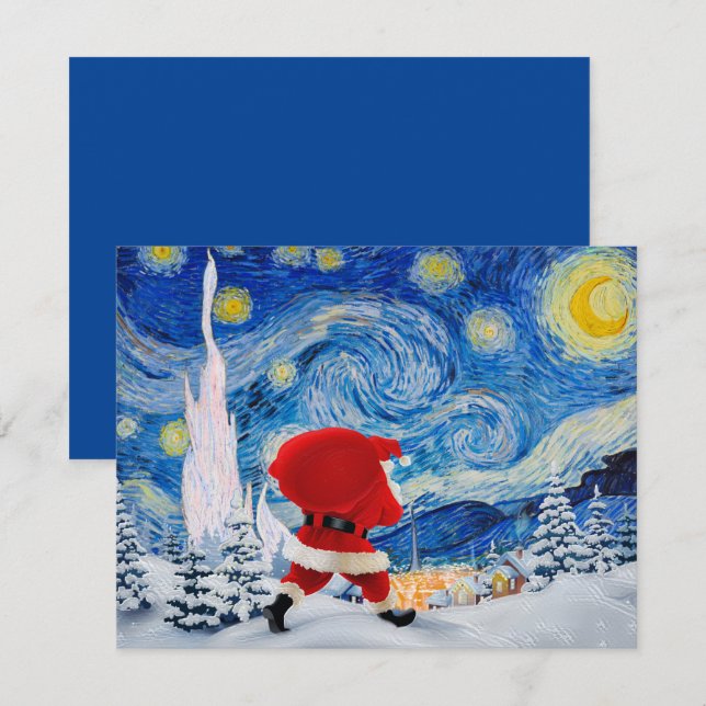 Papá Noel viene con la postal (Anverso / Reverso)