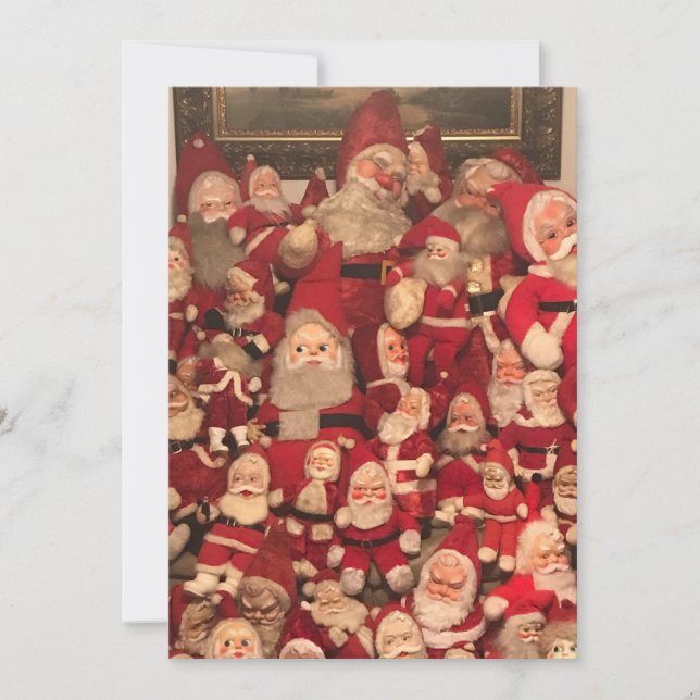 Papá Noel vintage de Navidad (Anverso)