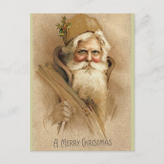 Papá Noel Vintage / Navidad Padre (Anverso)