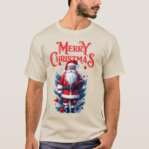 Papá Noel Y El Árbol De Navidad Mentira Camiseta