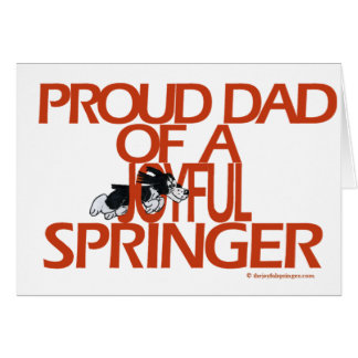 Papá orgulloso de un saltador alegre