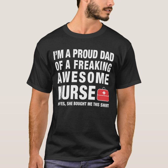 Papá orgulloso de una camisa del padre de la (Anverso)