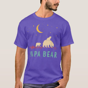 Papa oso con 2 pollos de la camiseta dos veces ben