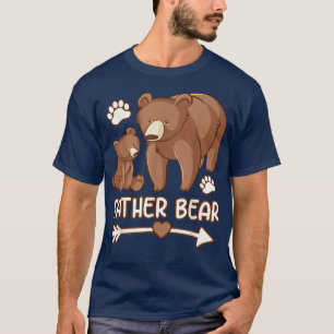 papá oso por el día del padre, papá oso camisa par