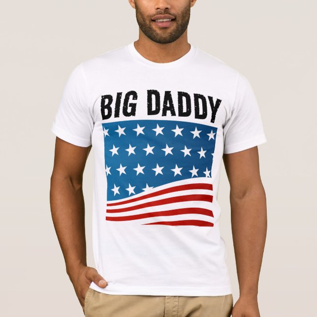 PAPÁ PATRIOTA GRAN CAMISETA DE PAPÁ (Anverso)