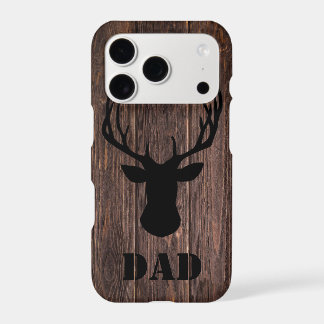 Papá patrón de madera de Buck de Bosque Rústico