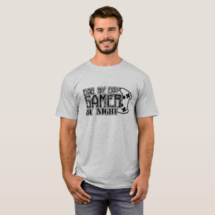Papá por videojugador del día por la camiseta de