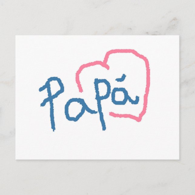 Papá - Postal (Anverso)