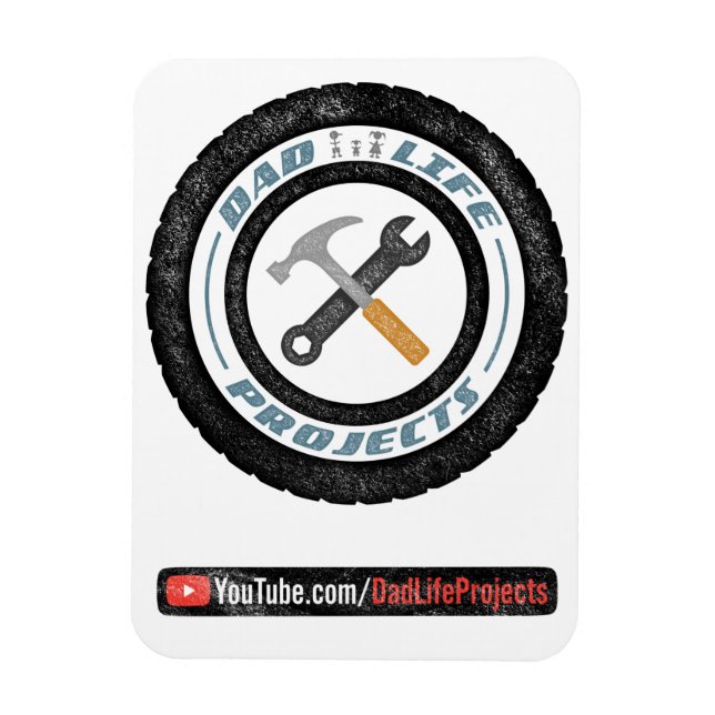 Papá proyectos de vida imán suave (Vertical)