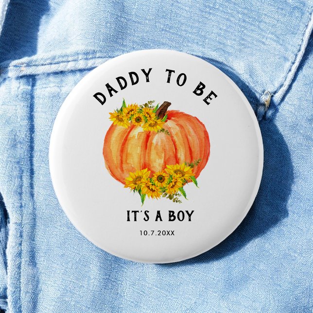Papá será el botón de calabaza del Naranja de Baby (Subido por el creador)