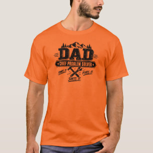 Papá - Solucionador Jefe de Problemas - Camiseta