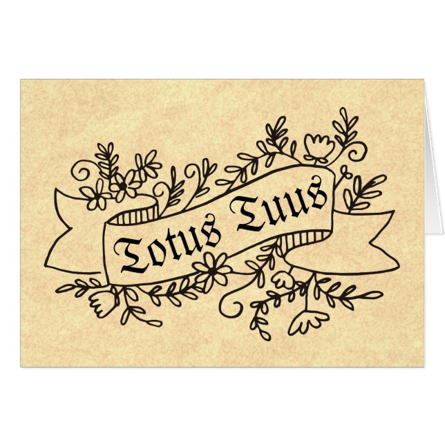 Papa St. John Paulo II del rezo de Totus Tuus (Anverso (Horizontal))