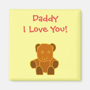 ¡Papá - te amo! - imán