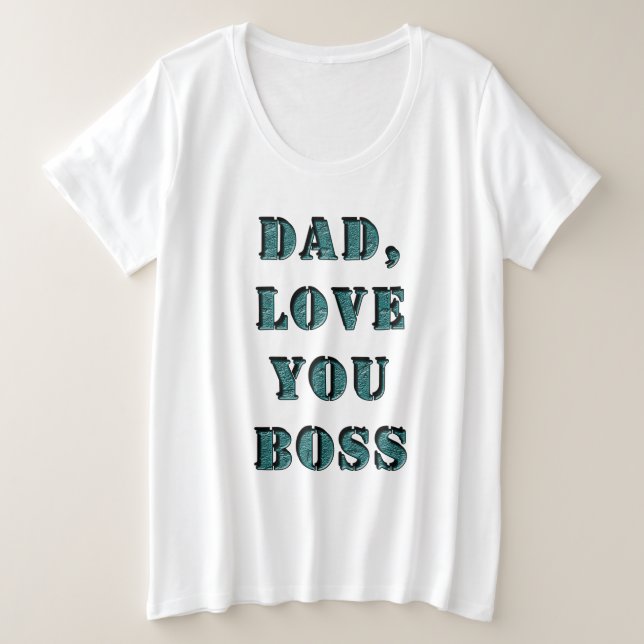 PAPÁ, TE AMO JEFE 1 (Anverso del diseño)