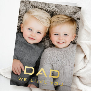 Papá, te queremos foto real del día de tu padre mo