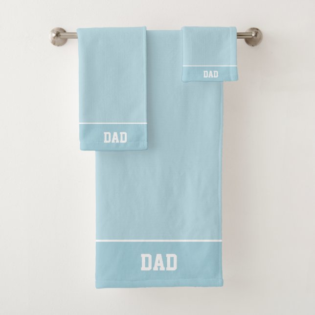 Papá Texto en Azul Diamante Claro (In situ)