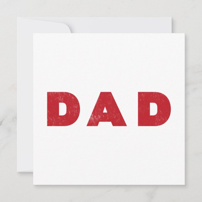 Papá [Texto rojo angustiado] (Anverso)