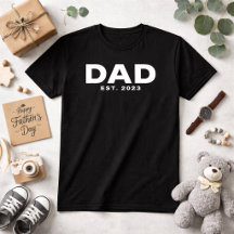 Papá Valiente Establecido Camiseta de Nuevo Papá