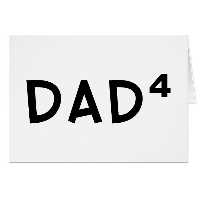 Papá x 4 (Anverso (Horizontal))