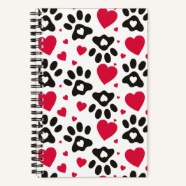 Papas y corazones imprimir Cuaderno