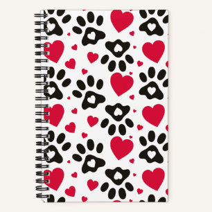 Papas y corazones imprimir Cuaderno