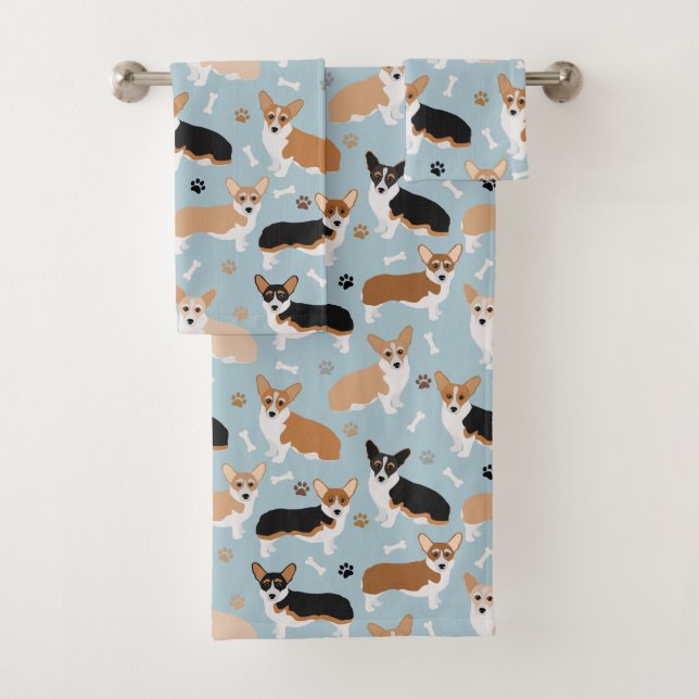 Papas y huesos de perro de Corgi (In situ)
