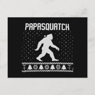 Papasquatch Bigfoot Papá Navidad Feo Navidad
