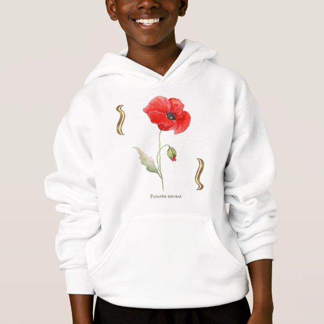 Papaver rhoeas sweat shirt (Anverso)