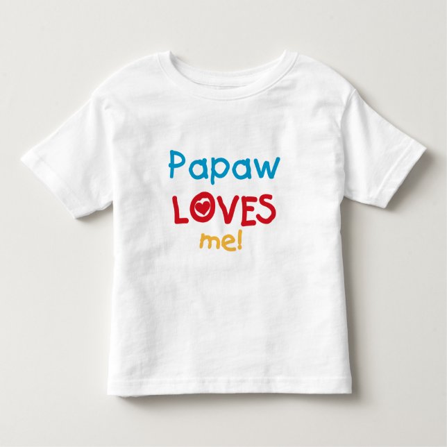 Papaw me ama camisetas y regalos (Anverso)