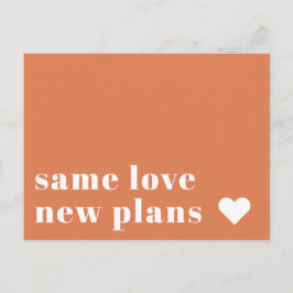 Papaya | Moderna Invitación de postergación de Bod