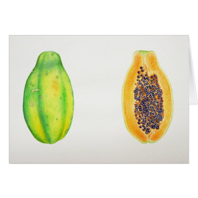 Papayas hawaianas (Anverso (Horizontal))